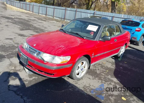 1999 Saab 9-3 Se from USA, damaged, VIN YS3DF75P5X7024934